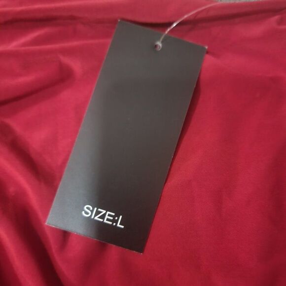 Saints 21 Women's Red One Shoulder Cut Out Side Body Mini Dress Size Lar… - Picture 8 of 13